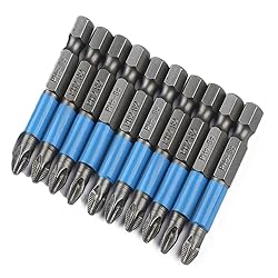 YXQ 10PCS Phillips Head Drill Bit #2 Magnetic