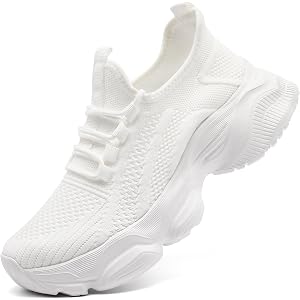 VXGGVX Womens Sneakers Tennis Running Shoes Chunky Platform Shoes for Women | Non Slip丨Fashion丨Walking丨Gym Sports Athletic丨Ca