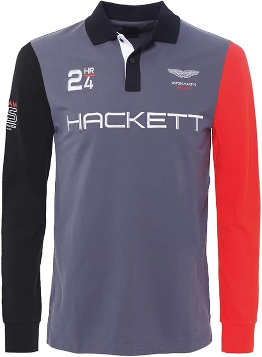 polos hackett manga larga