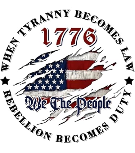 Autocollant Vinyle "WE THE PEOPLE" - Thème Patriotique, 2nd Amendment, Finition Mat Ou Brillant