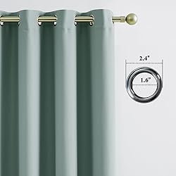 Melodieux Blackout Curtains for Bedroom Cotton