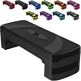 Xn8 Sports Exercise Stepper Adjustable Height 5/10/15 cm Sturdy Black