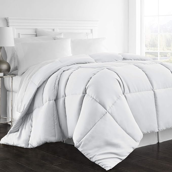1 Piece Premium White Comforter Oversized King Size, 100