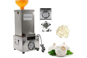INTBUYING Garlic Peeler Stainless Steel Electric Garlic Peeling Machine for Home and Restaurant