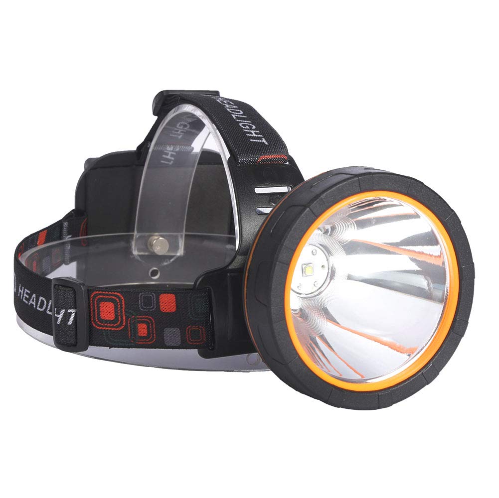 Photo 1 of Yongkist Super Bright Rechargeable Coon Hunting Headlamp, LED Spotlight Head Torch with Power Supply, Waterproof Headlight Flashlight for Outdoor Hunting, Fishing, Hiking, Camping, Night Work