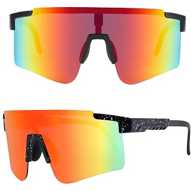 Gafas De Sol Deportivas Oversize X-Loop - Gran Tamaño, Envolventes, UV400, Varios Colores Lentes
