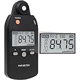 Quantum PAR Meter for LED Grow Light Full Spectrum PPFD Meter High Precision Quantum Sensor, Light Meter for Plants, Greenhou