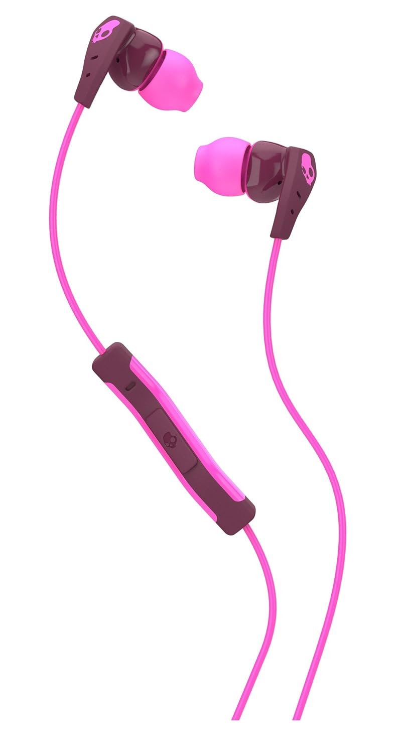 Amazon.com: Skullcandy Method In-Ear Sweat Resistant Sports Earbud,  Plum/Pink: Home Audio & Theater