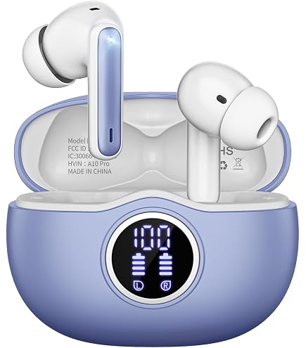 Amazon.com: Jxrev J53 2 Pack Black and Dark Blue Wireless Earbuds