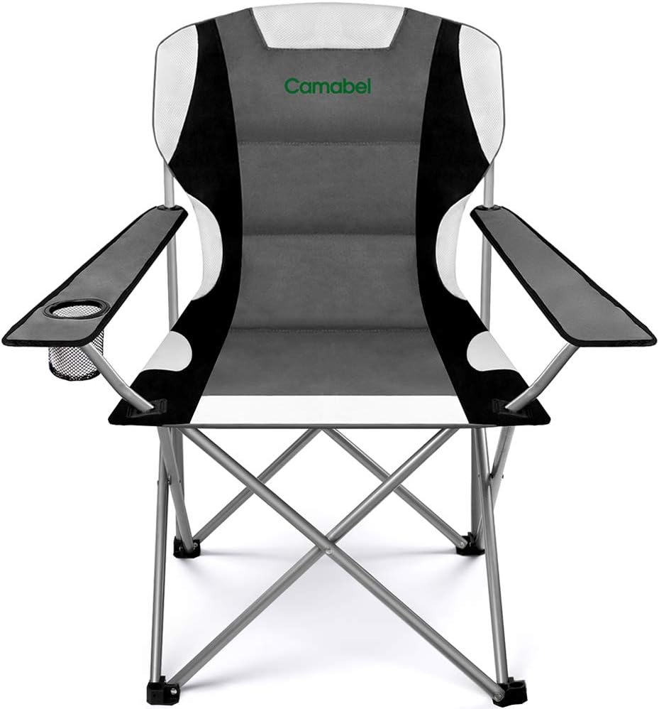 Amazon.com : Camabel Folding Camping Chairs Outdoor Lawn Chair Padded