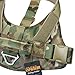 EXCELLENT ELITE SPANKER Tactical Dog Harness Military Training Patrol K9 Service Dog Vest Adjustable Working Dog Vest with Handle(Multicam-L)