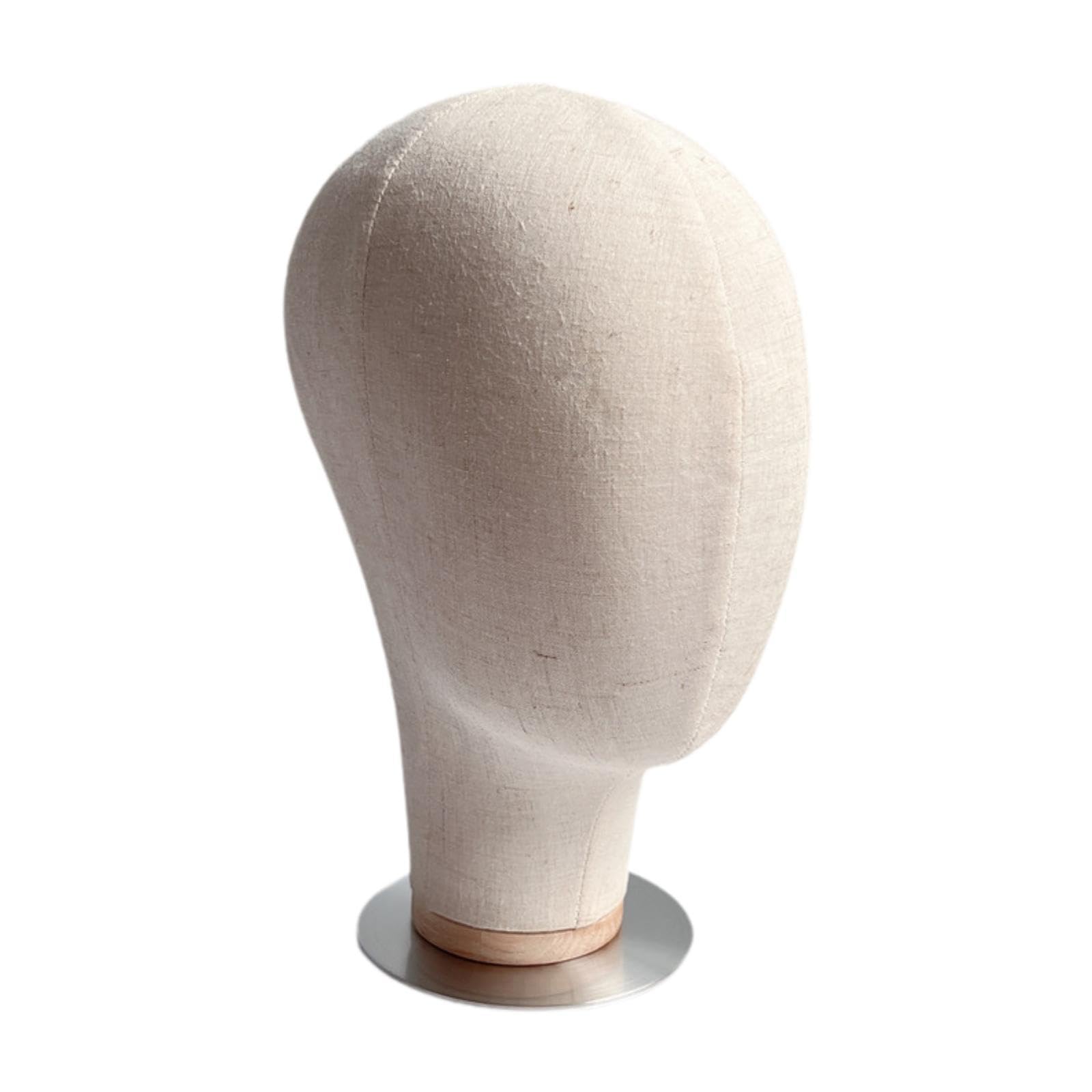 Cap Stand Hat Display Stand Multifunctional Mannequin Head Metal Base for Professional or Personal Use Accessories Practical, Brushed Bottom