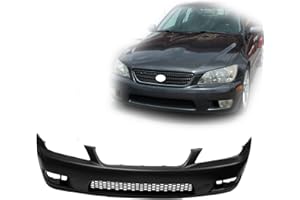 Titanium Plus Autoparts Front Prime Bumper Cover Compatible For Lexus IS300 4-Door Sedan For Models Without Headlight Washer 2001-2005 Base 5211953903 LX1000121