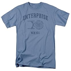 Popfunk Star Trek Enterprise Distressed Retro T