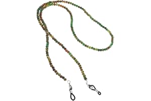 Traditional Modern Eyeglass Chain Craft Glass Bead Necklace Fashion Accessory for Glasses Retention Eyeglass Holder Necklace