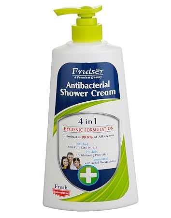 Fruiser Antibacterial Shower Cream, Fresh Sunsweet Kiwi, 800 ml