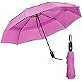 Mr. Pen- Windproof Travel Umbrella, Violet, Automatic Umbrellas for Rain, Compact Umbrella, Umbrellas for Rain Windproof