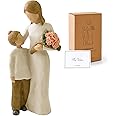 Loyzcy Mother and Son Figurines, Mothers Birthday Gifts from Son, Thank You Gifts for Women, Sculpted Hand-Painted Figures, Mothers Day Christmas New Moms Gift