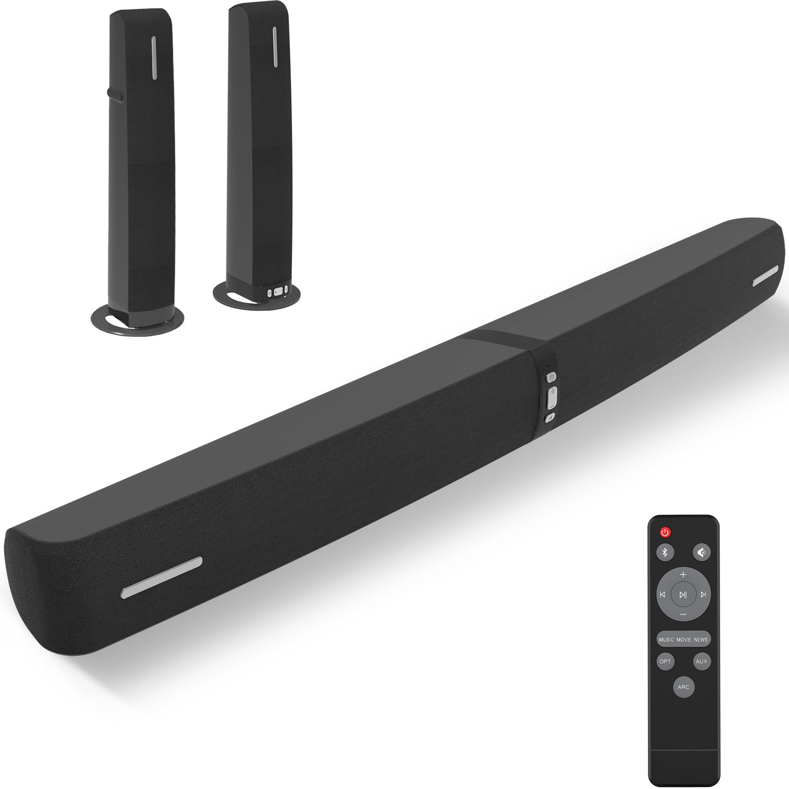 Assistrust Sound Bar, 90W Sound Bar For Smart TV, Bluetooth