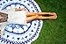The Riviera Towel Company Round Tree Swing Cover - Super Plush 100% Cotton Terry - Heavy Thread Count Mandala Roundie - Hygge Boho Hippy Chic Santa Cruz Blue