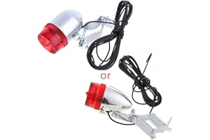 CUCUDAI Aluminum Vintage Clic Bicycle LED Rear Tail Light Steel City Road Bike Retro Sports Entertainment Bicycle Repair Modification Accessories Parts