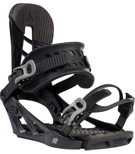 Union Force Classic Men's Snowboard Bindings, Black, Large