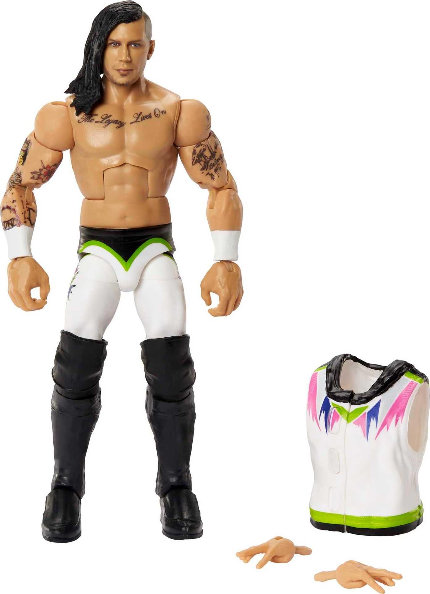 WWE Nash Carter Elite Collection Action Figure, 6-inch