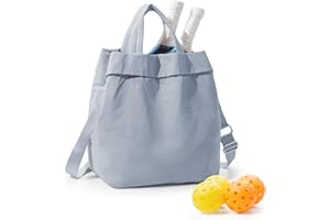 bergsalz Adult Unisex Pickleball Bags Crossbody Sports Bag Pink Modern Sling Satchel Nylon 3 Sections 15.5 Inches