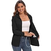 Post Mastectomy Shirts with Drain Pockets Breast Mastectomy Recovery Must Haves Soft Long Sleeve Zip Up Shirts Clothing