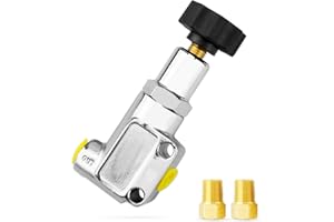 JUWEVAZU Aluminum Brake Proportioning Valve Fit for Wilwood Proportioning Valve Adjustable Knob 260-8419 260-12627