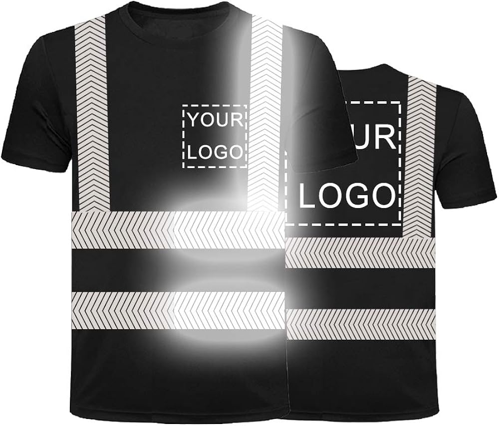 Hi Vis T Shirt with Reflective Strip High Visibility Safety