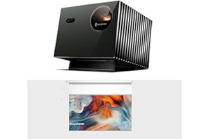 Valerion VisionMaster Pro2 Triple Laser Projector 4K with 120" PureVision Motorized Projector Screen