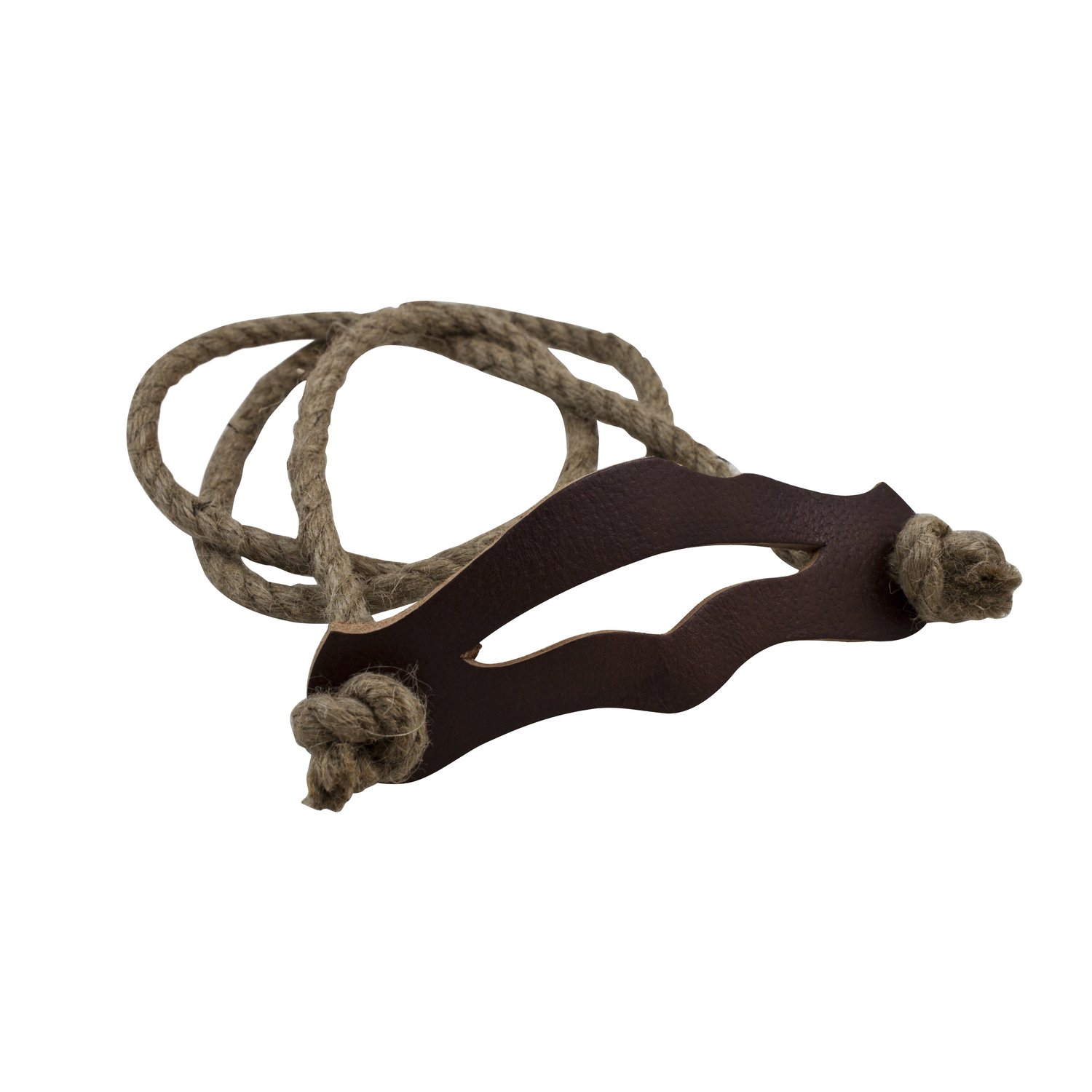 Wooden Game73523 Sword Holder made from Hemp rope