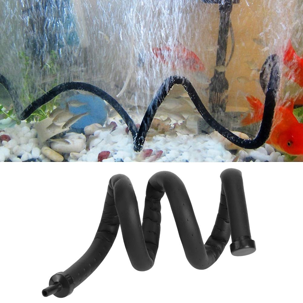 Aquarium Air Stone Diffuser Tube, Fish Tank Air bubble Tube Fish Tank Plastic Oxygen Bubble Diffuser Bar Pump Pump Accessory(2 x 60cm)