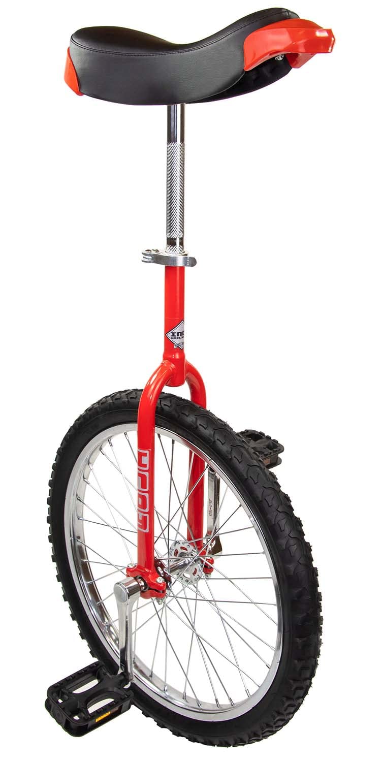 Indy Deluxe Unicycle 20 inch Single Wheel Unicycles | Ideal for both Children and Adults | One Wheel Bike Tires Trainer Unicycle | Balance Cycling Exercise