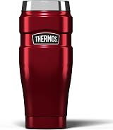 Thermos Stainless King Travel Tumbler 470ml Insulated Hot Cold Red