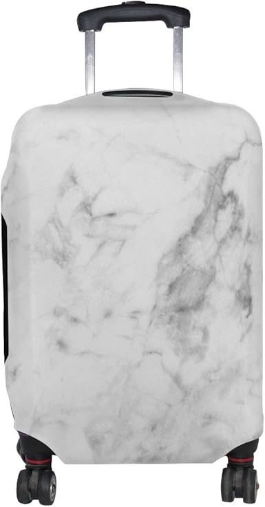 marble effect suitcase