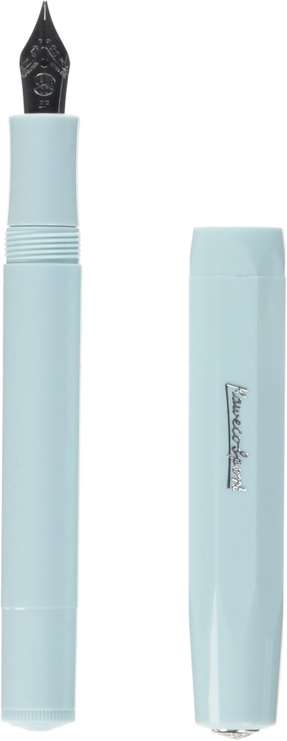 Kaweco SKYLINE SPORT Fountain Pen Mint I Premium Writing Pen for Ink Cartridges 13 cm in Modern Design and Colour I Nib: EF (Extra Fine) - Image 3