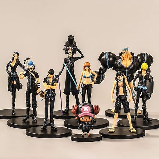 Amazon 9個 ワンピース フィギュア 麦わら一味 フィギュア One Piece Figure 塗装済み完成品フィギュア セット Abs Pcv製 約18cm フィギュア ドール 通販