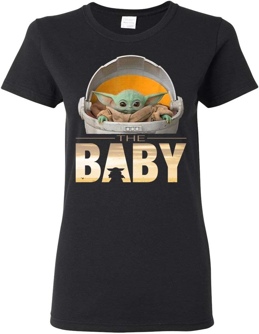 CLOTHINGFORFUN The Baby- Baby-Yoda Christmas - The Child Cute Women T-Shirt