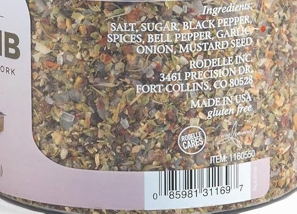 RODELLE PRIME RIB SEASONING, 15 OUNCE