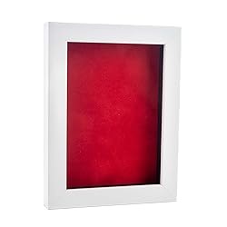 24x36 Shadow Box Frame White Wood | with a
