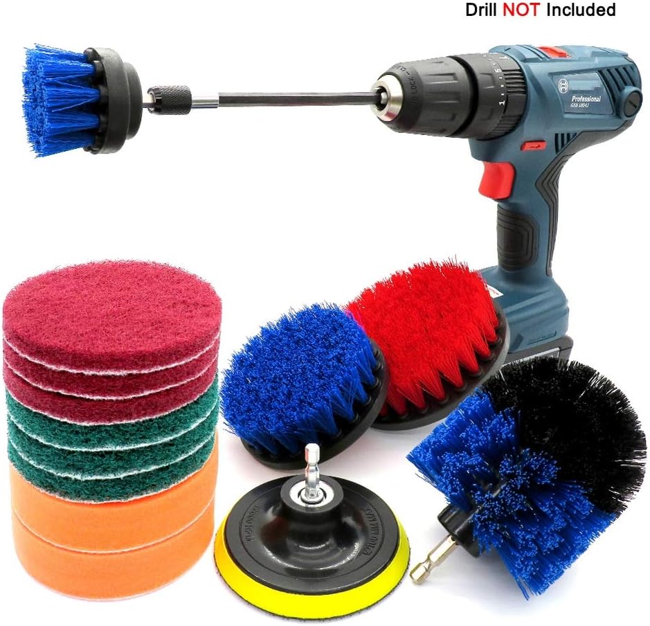 attacco per trapano a spazzola per piastrelle