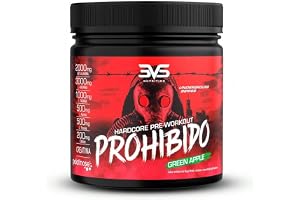 3VS Nutrition Pré Treino Prohibido 360g Sabor Maçã Verde