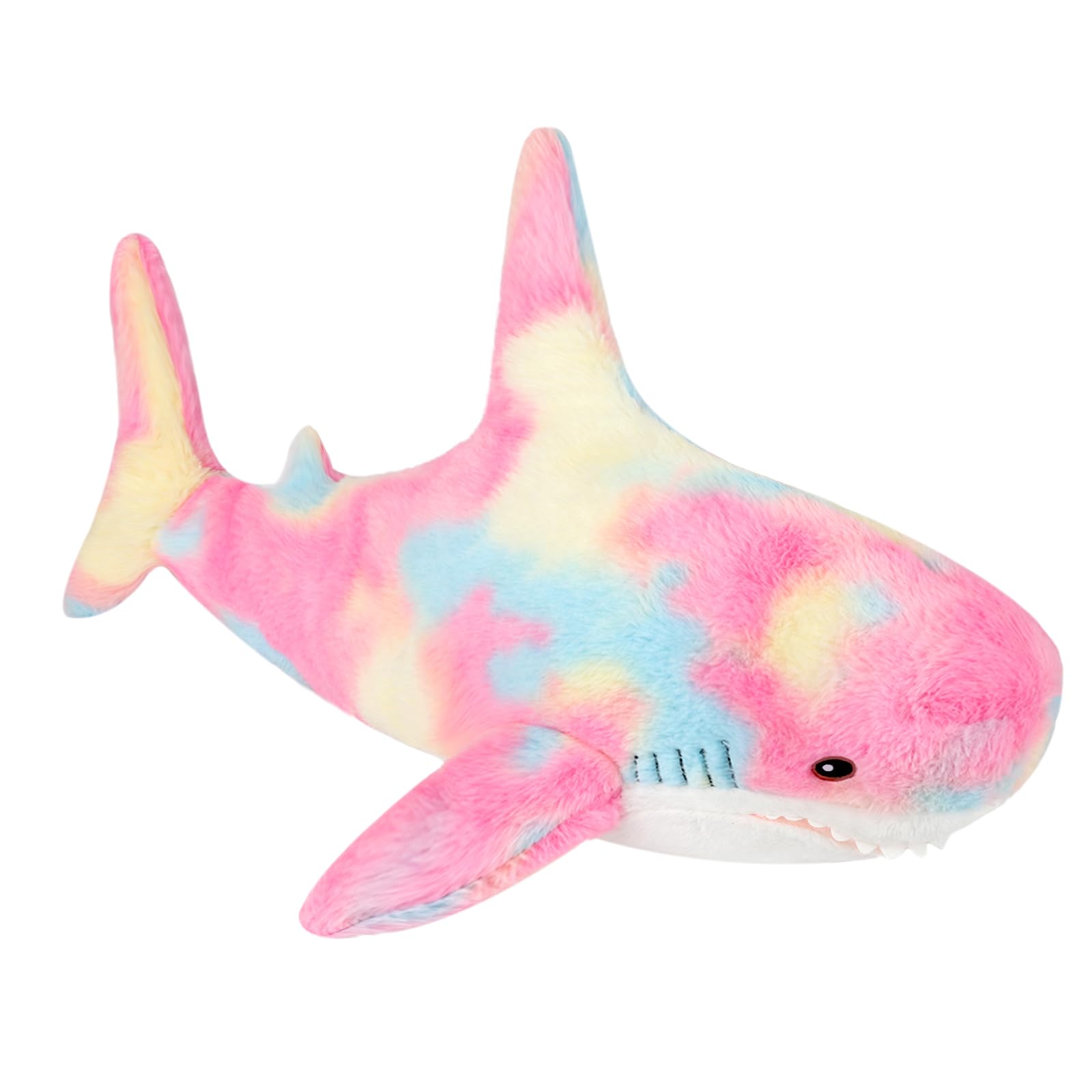 Photo 1 of MUPI Shark Stuffed Animal Plush 11" Cute Shark Toy Plush Pillows Soft Cotton Sharks Plushies Ocean Sea Animal Doll Gifts for Boys Girls Kids Adults (Rainbow)