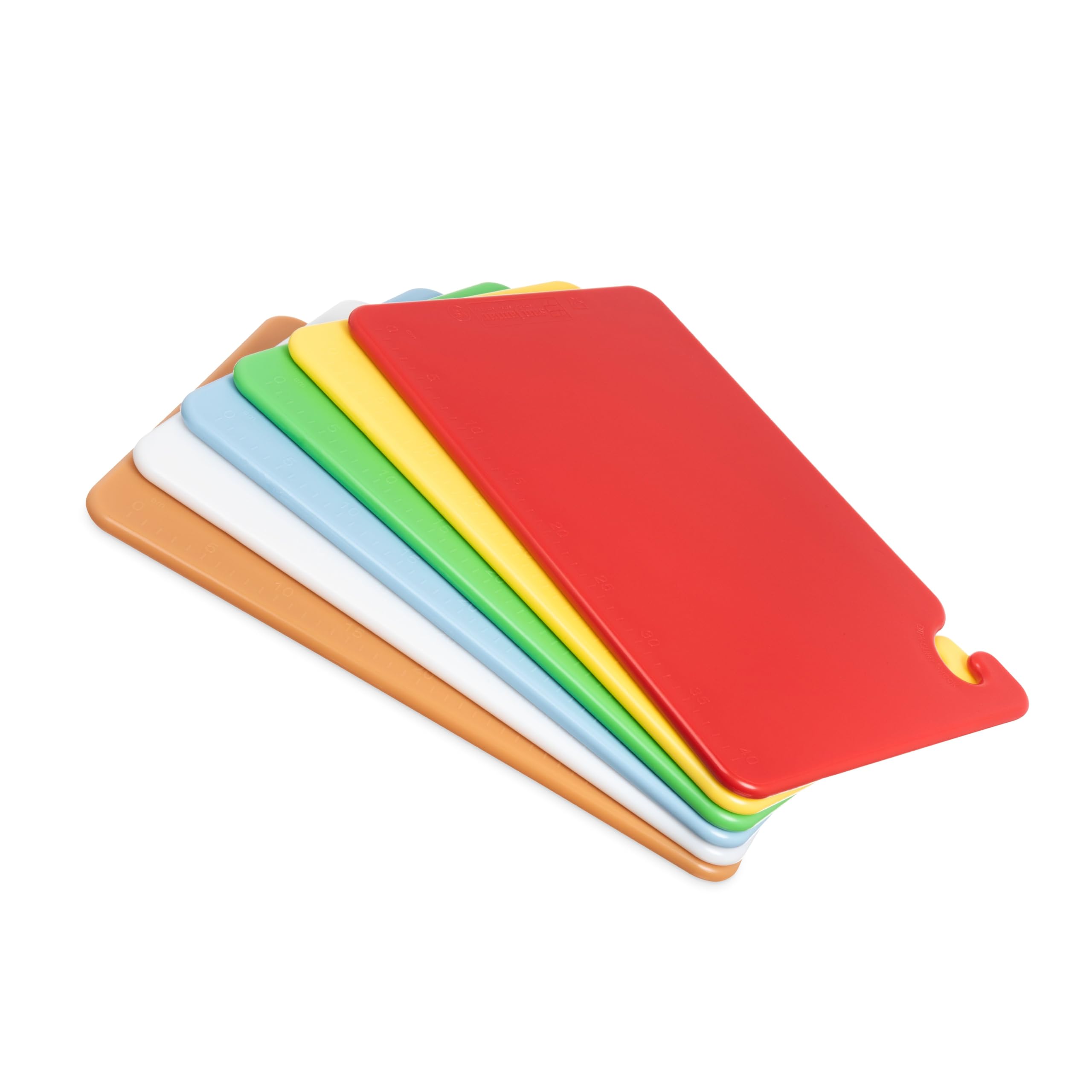 San Jamar CB1218KC Cut-N-Carry 6-Board System, with Color-Coded Smart Chart, 305 mm H x 457 mm W x 13 mm D