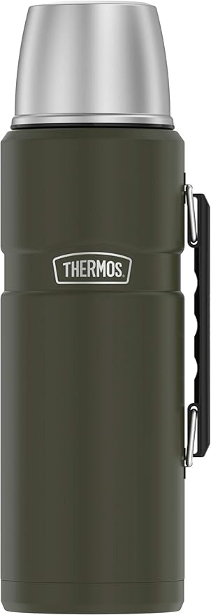 Amazon Thermos 2リットル ステンレスキング 真空断熱 飲料ボトル アーミーグリーン フリーサイズ サーモス Thermos 水筒 マグボトル