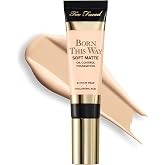 Too Faced Born This Way Soft Matte Foundation | Hydrating, Blurring, Waterproof, All-Day Oil Control Foundation that Helps Smooth Skin&rsquo;s Appearance, 1 Fl Oz