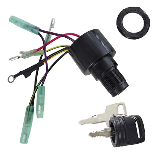 Ignition Key Starter Switch Assembly Fits for Mercury