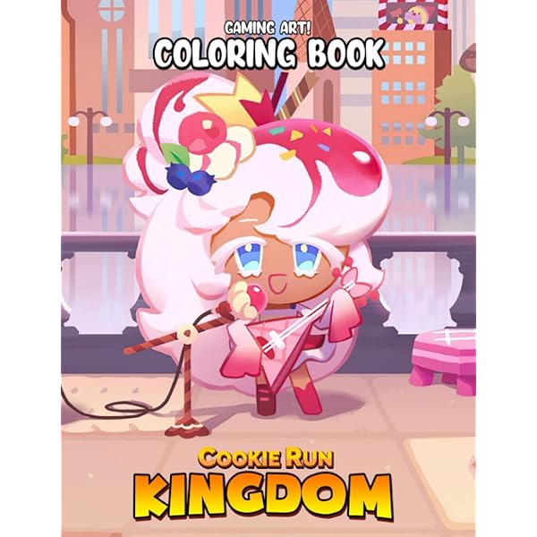 Cookie Run Kingdom Coloring Book: Amazing Illustrations For Kids